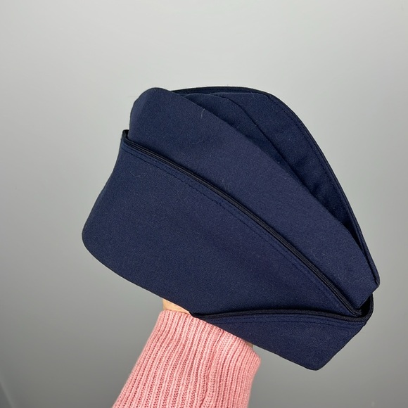 US Air Force/ USAF/ CAP/ Civil Air Patrol Garrison flight cap (dress blues) - Picture 3 of 5